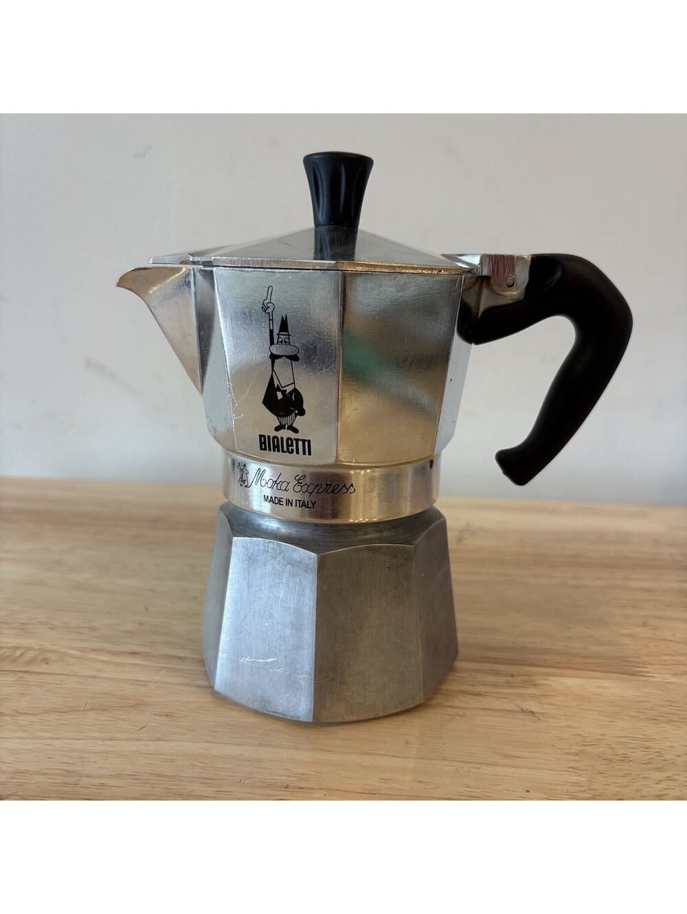 Bialetti 6799 Moka Express 3-Cup Stovetop Espresso Maker GENUINE